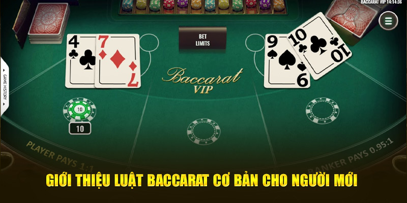 Giới thiệu luật Baccarat cơ bản cho người mới